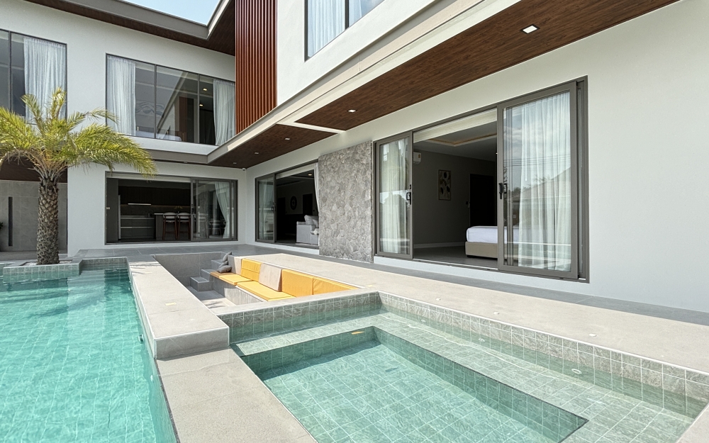 ขาย Pool Villa 2 ชั้น 7 ห้องนอน 8 ห้องน้ำ ห้วยใหญ่ (2)