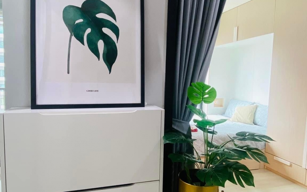 ขายพร้อมผู้เช่า  Life Asoke (ไลฟ์ อโศก) 1 ห้องนอน ชั้น 17 วิวสวน ห้วยขวาง บางกะปิ ติดเจ้าของ