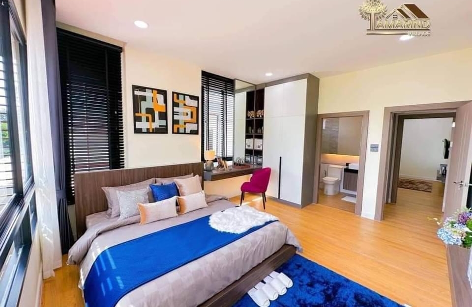 ขายบ้านเดี่ยว 2 ชั้น สร้างใหม่ ในโครงการหมู่บ้าน 4 ห้องนอน 4 ห้องน้ำ ห้วยใหญ่ ติดเจ้าของ (3)