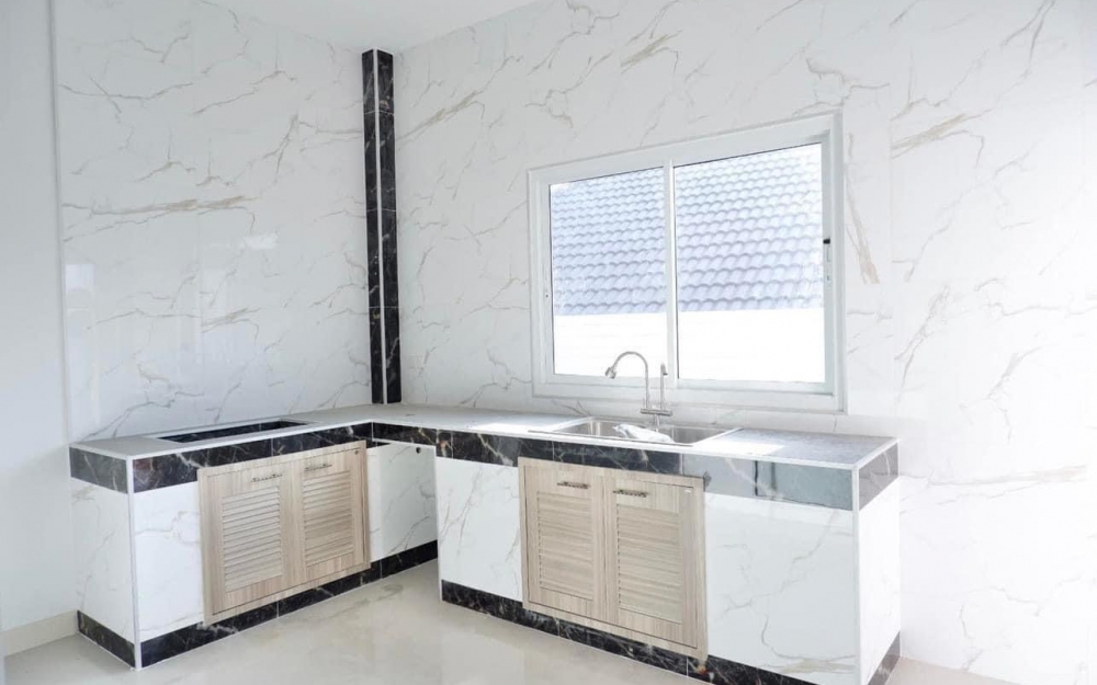 ขายบ้านเดี่ยวสร้างใหม่ หลังสุดท้าย!! 3 ห้องนอน 3 ห้องน้ำ โรงโป๊ะ มาบหว้า ซ.7 ติดเจ้าของ (3) #รับผ่อนตรง