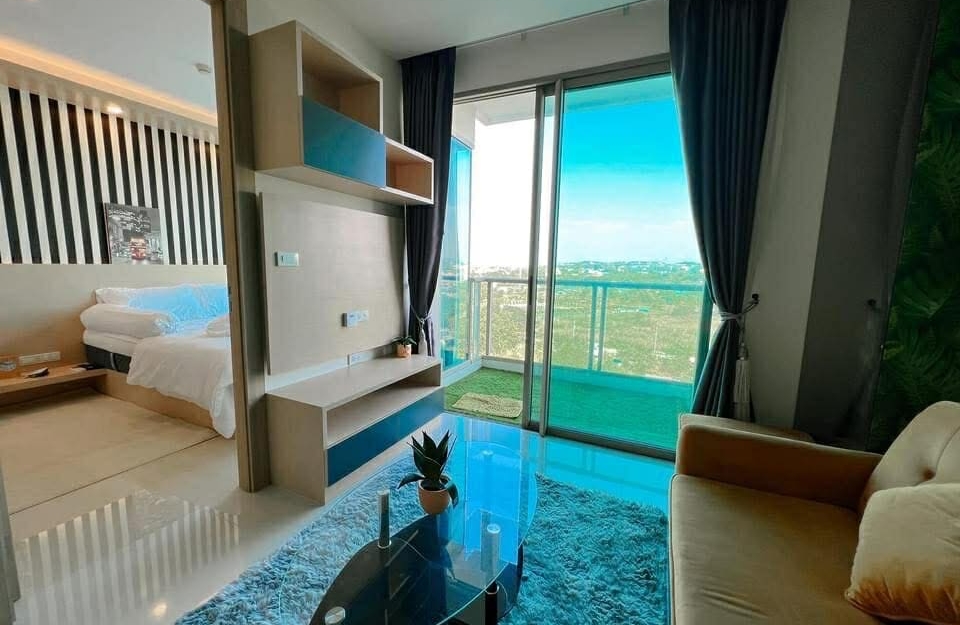 ให้เช่า ริเวียร่า จอมเทียน 1 ห้องนอน วิวเมือง