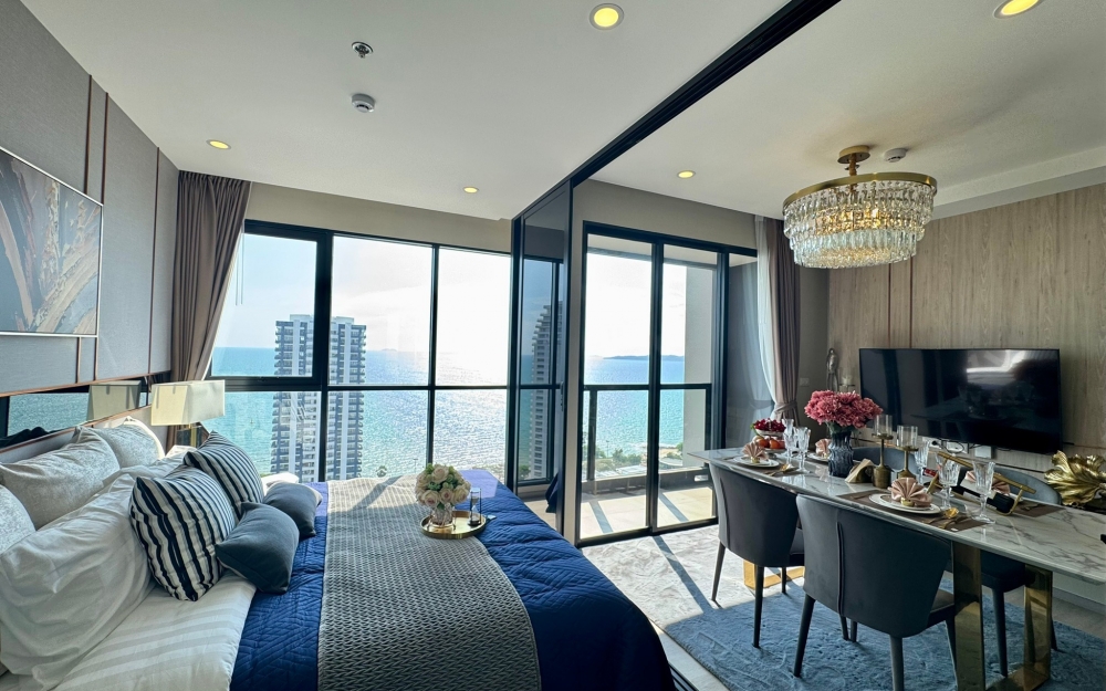 ให้เช่า The Panora Pattaya เดอะ พาโนรา พัทยา 2 ห้องนอน วิวทะเล