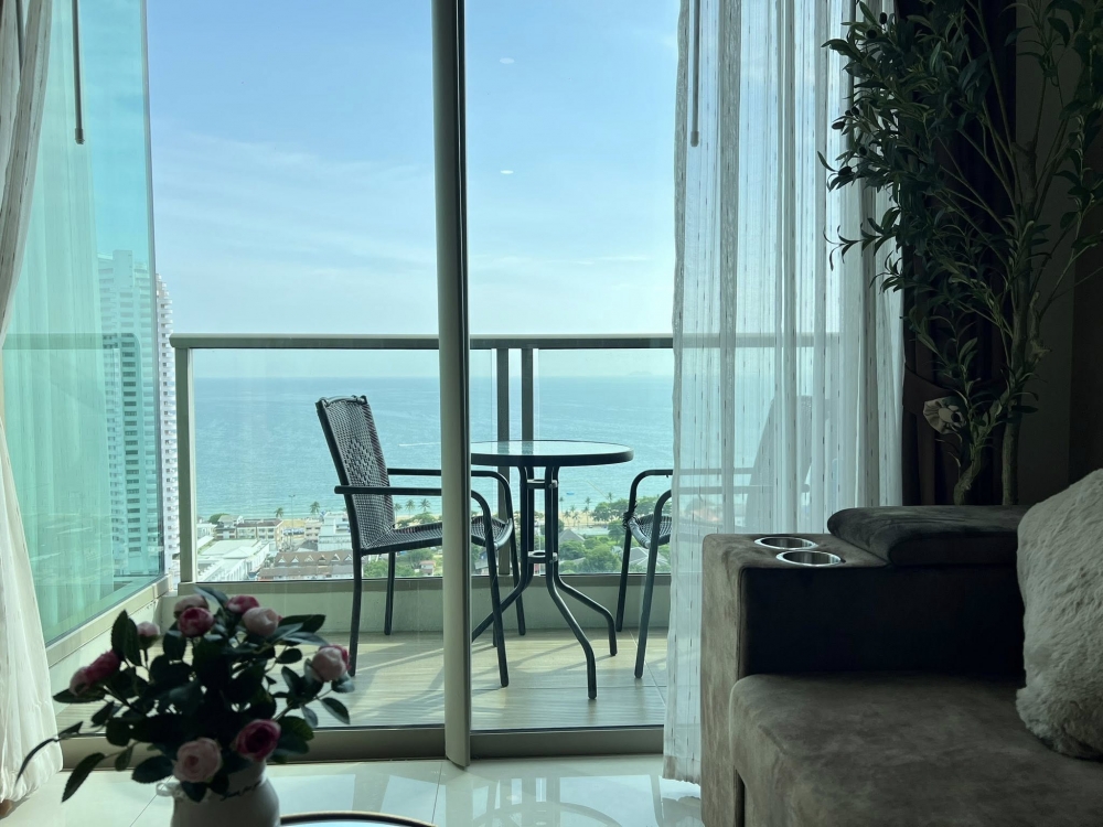 ให้เช่า Riviera Jomtien ริเวียร่า จอมเทียน 1 ห้องนอน วิวทะเล
