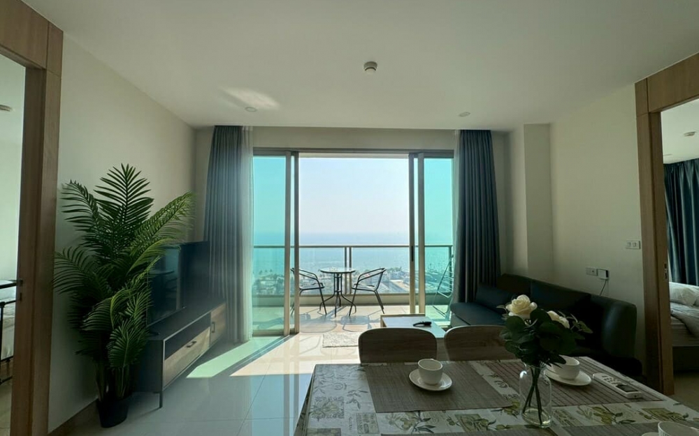 ให้เช่า ริเวียร่า จอมเทียน 2 ห้องนอน วิวทะเล