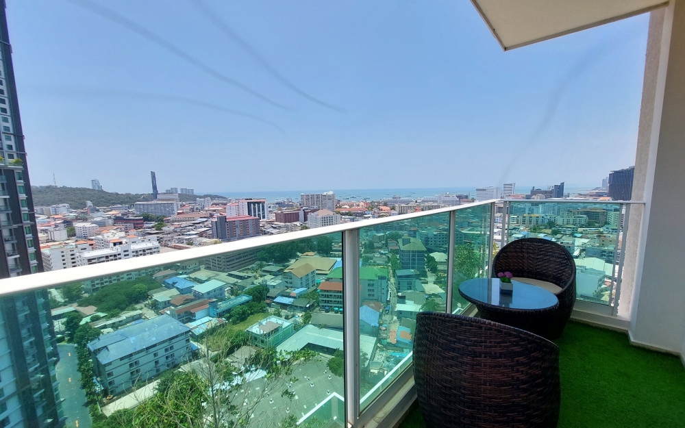 ให้เช่า City Garden Tower South Pattaya ซิตี้ การ์เด้น ทาวเวอร์ พัทยาใต้ 2 ห้องนอน วิวเมือง
