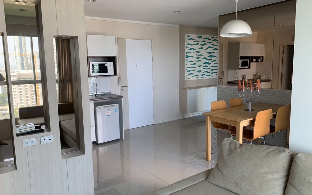 ปล่อยเช่ารายปี Lumpini Park Beach ลุมพินี พาร์ค บีช จอมเทียน 2 ห้องนอน ชั้น 16 วิวทะเล