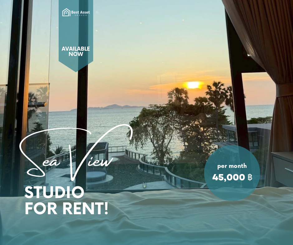 ปล่อยเช่า Arom Wongamat Studio วิวทะเล