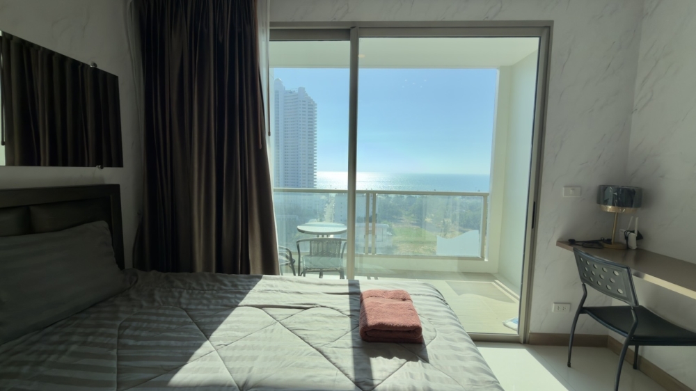 ปล่อยเช่า Riviera Jomtien ริเวียร่า จอมเทียน Studio ชั้น 15 วิวทะเล ติดเจ้าของ