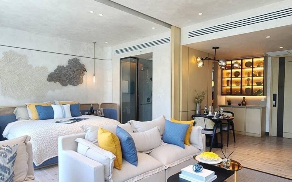 ขาย Arom ติดหาดวงศ์อมาตย์ 1 ห้องนอน ชั้น 10 วิวทะเล