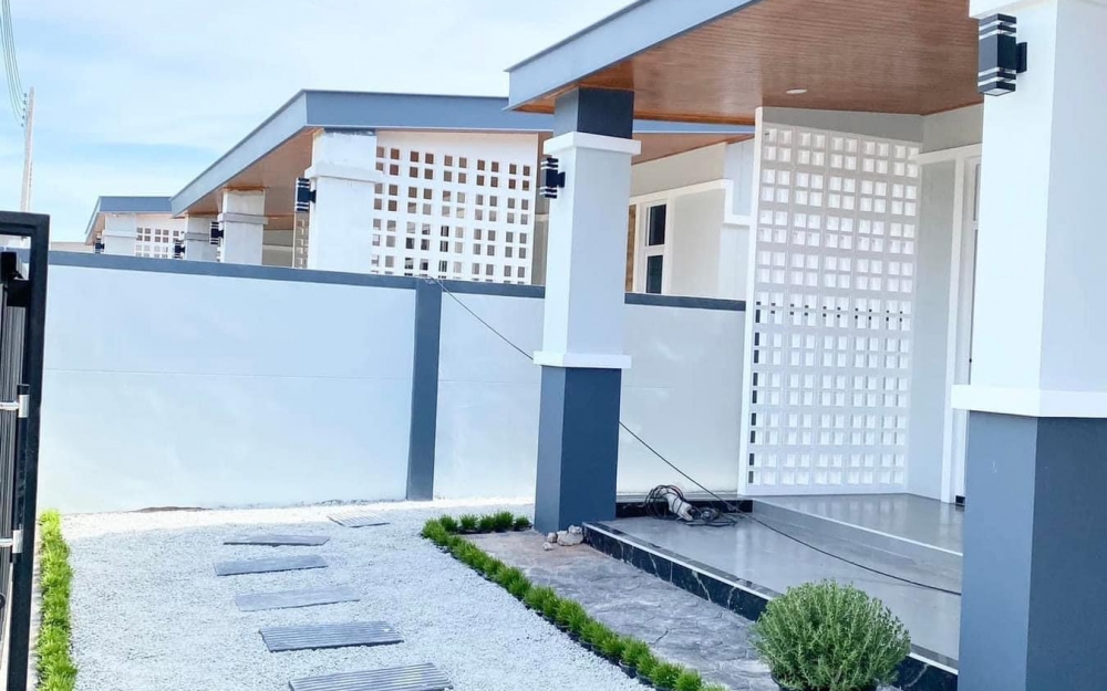 ขายบ้านเดี่ยวสร้างใหม่ หลังสุดท้าย!! 3 ห้องนอน 3 ห้องน้ำ โรงโป๊ะ มาบหว้า ซ.7 ติดเจ้าของ (3) #รับผ่อนตรง