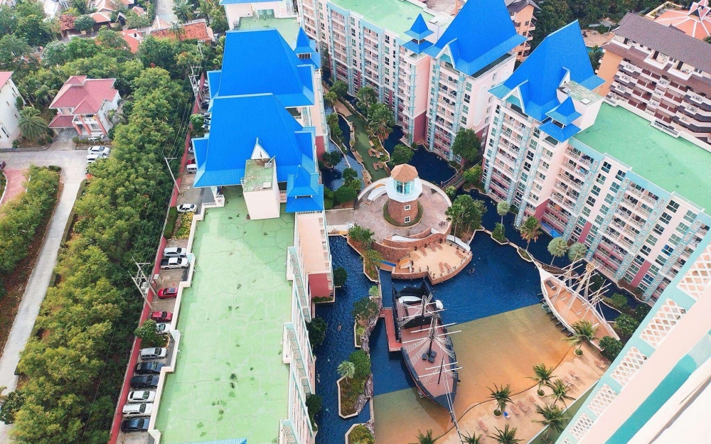 ปล่อยเช่า Grand Ciribbean Jomtien แกรนด์ คาริบเบียน จอมเทียน 1 ห้องนอน ชั้น 26 วิวสระ และวิวทะเล