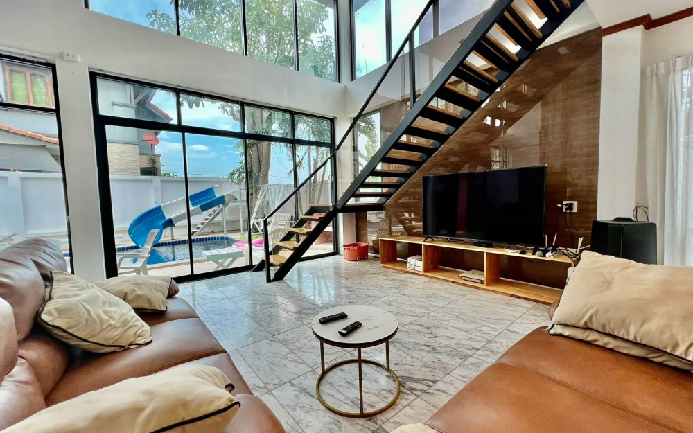 ให้เช่า พูลวิลล่า 5 ห้องนอน ชัยพฤกษ์ จอมเทียน