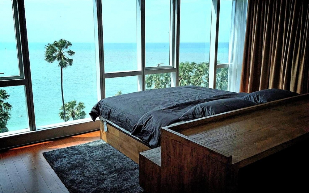 ให้เช่า เดอะปาล์ม วงศ์อมาตย์ 2 ห้องนอน วิวทะเล