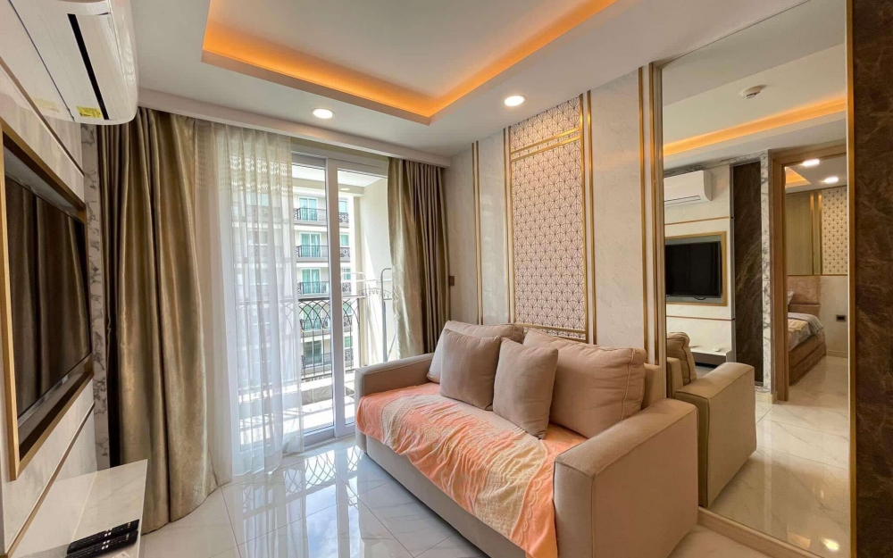 ปล่อยเช่ารายปี Dusit Grand Park2 Jomtien ดุสิต แกรนด์ ปาร์ค2 จอมเทียน 1 ห้องนอน ชั้น 6 วิวสระ