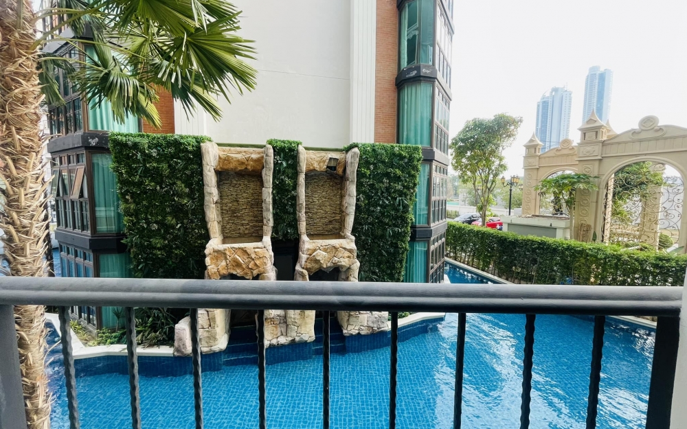 ให้เช่า Espana Jomtien เอสปันญ่า จอมเทียน Studio วิวสระ