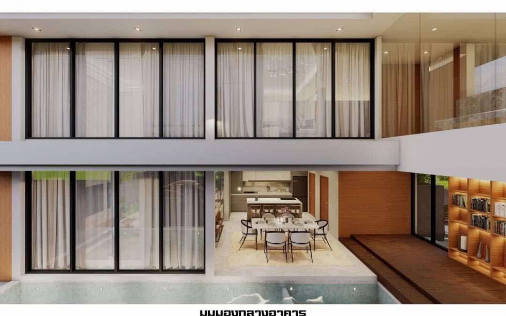 ขายบ้าน Pool Villa 2 ชั้น 5 ห้องนอน 7 ห้องน้ำ จอมเทียน (3)