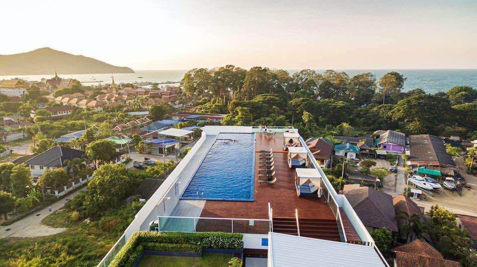 ปล่อยเช่า Sea Saran Condo Bangsaray ซี สราน บางเสร่ Studio ชั้น 2 วิวสวน