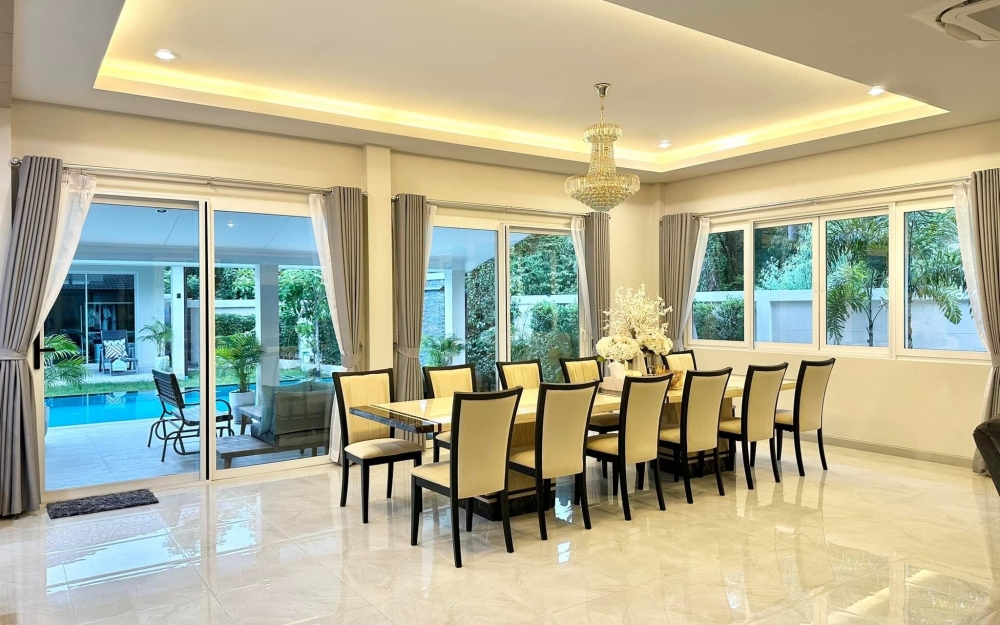 ขายบ้านเดี่ยวสไตล์โมเดิร์น 2 หลังในรั้วเดียวกัน 6 ห้องนอน 7 ห้องน้ำ ห้วยใหญ่ ติดเจ้าของ (3)