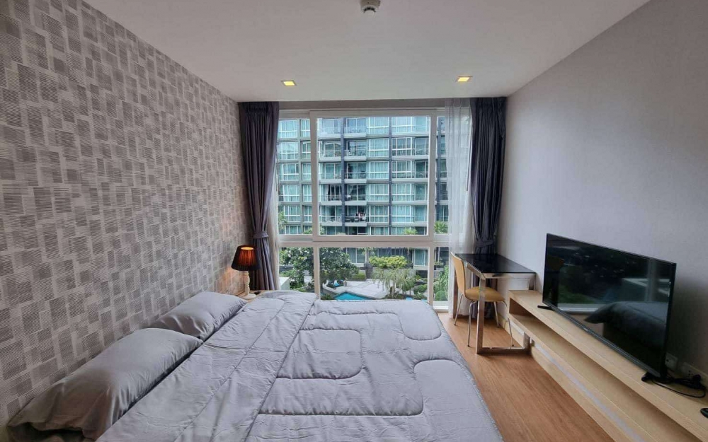 ปล่อยเช่ารายปี Apus Condo เอปัส คอนโด พัทยากลาง  1 ห้องนอน ชั้น 4 วิวสระ