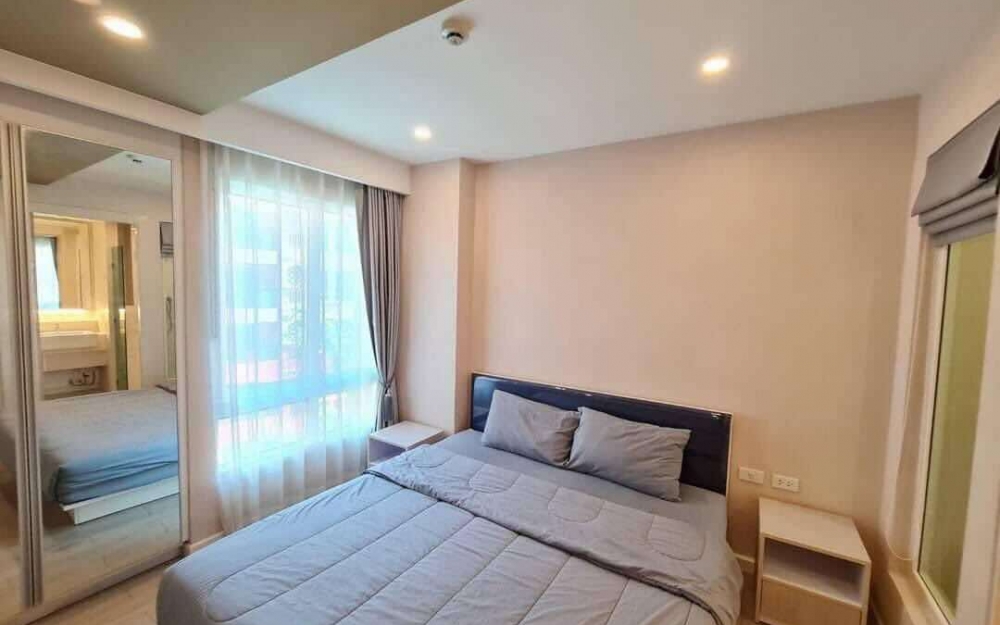 ปล่อยเช่ารายปี Seven Sea Condo Resort Jomtien เซเว่นซีคอนโด รีสอร์ท จอมเทียน 1 ห้องนอน ชั้น 5 วิวสระ