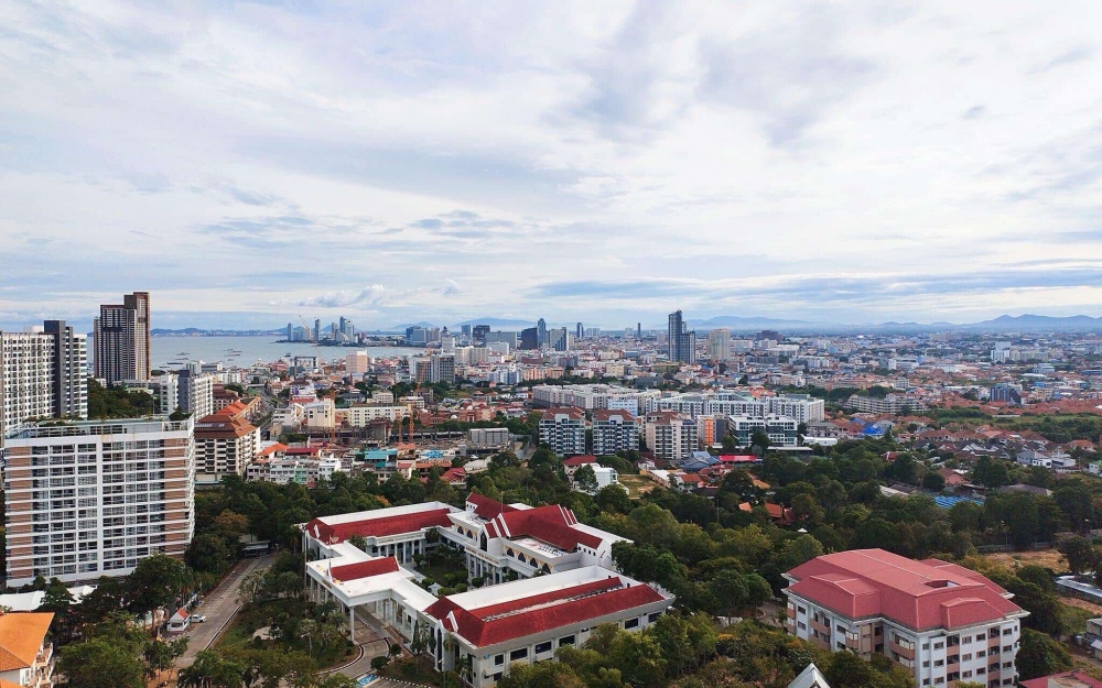 ปล่อยเช่า Grand Ciribbean Jomtien แกรนด์ คาริบเบียน จอมเทียน 1 ห้องนอน ชั้น 26 วิวสระ และวิวทะเล