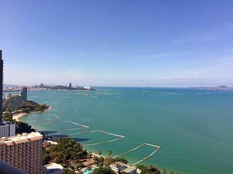 ให้เช่า ริเวียร่า วงศ์อมาตย์ 2 ห้องนอน วิวทะเล