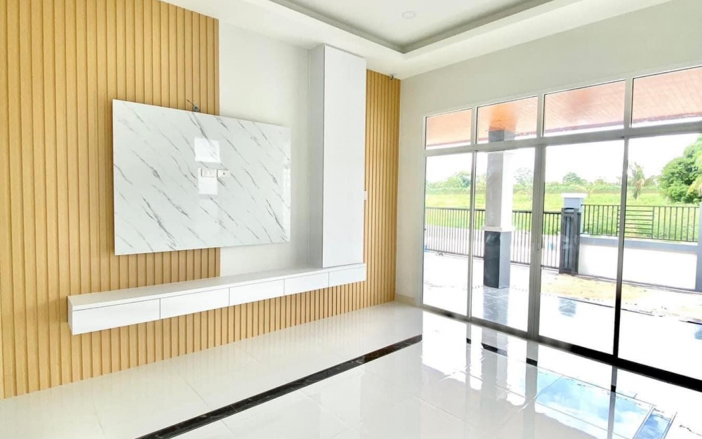 ขายบ้านเดี่ยวสร้างใหม่ หลังสุดท้าย!! 3 ห้องนอน 3 ห้องน้ำ โรงโป๊ะ มาบหว้า ซ.7 ติดเจ้าของ (3) #รับผ่อนตรง