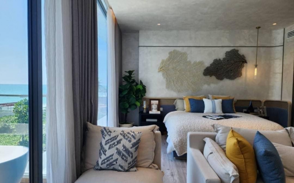 ขาย Arom ติดหาดวงศ์อมาตย์ 1 ห้องนอน ชั้น 10 วิวทะเล