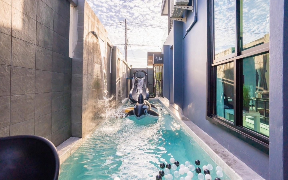 ให้เช่า Pool Villa 2 ชั้น 4 ห้องนอน 4 ห้องน้ำ ห้วยใหญ่