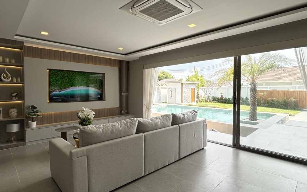 ขาย Pool Villa 2 ชั้น 7 ห้องนอน 8 ห้องน้ำ ห้วยใหญ่ (2)