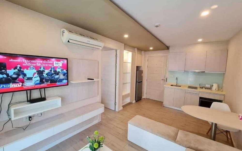 ปล่อยเช่ารายปี Seven Sea Condo Resort Jomtien เซเว่นซีคอนโด รีสอร์ท จอมเทียน 1 ห้องนอน ชั้น 5 วิวสระ