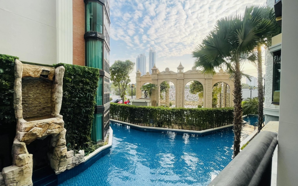 ให้เช่า Espana Jomtien เอสปันญ่า จอมเทียน Studio วิวสระ