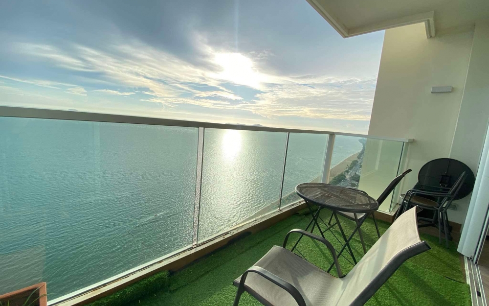 ปล่อยเช่ารายปี Cetus จอมเทียน 2 ห้องนอน ชั้น 40+ วิวทะเล