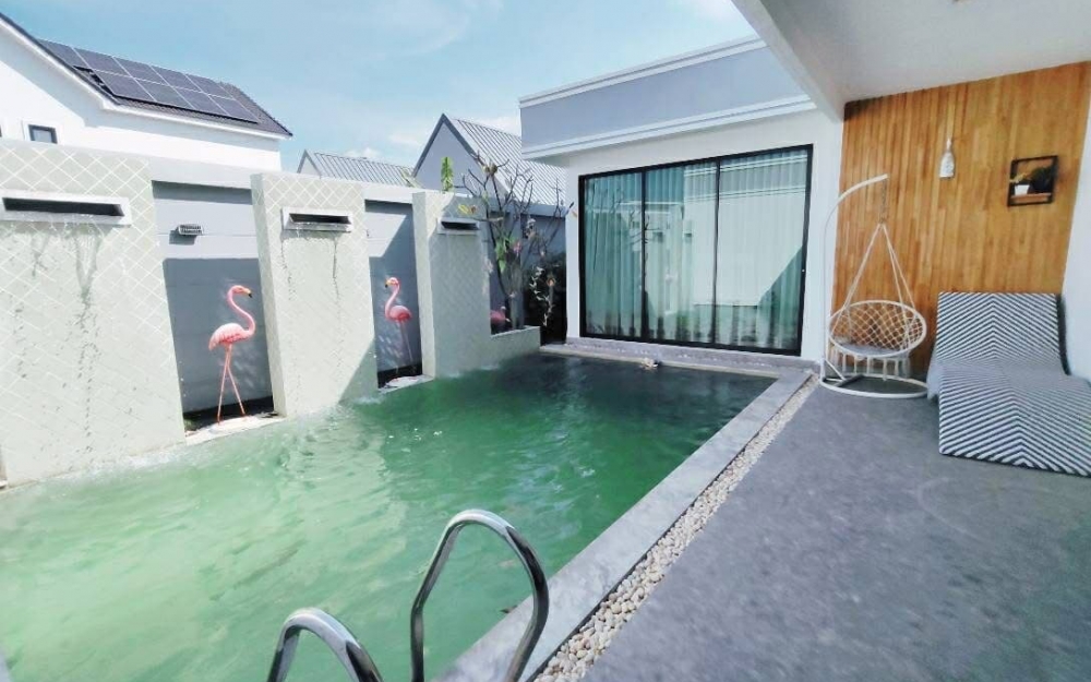 ให้เช่าพูลวิลล่า 3 ห้องนอน 4 ห้องน้ำ ทุ่งกลมตาลหมัน