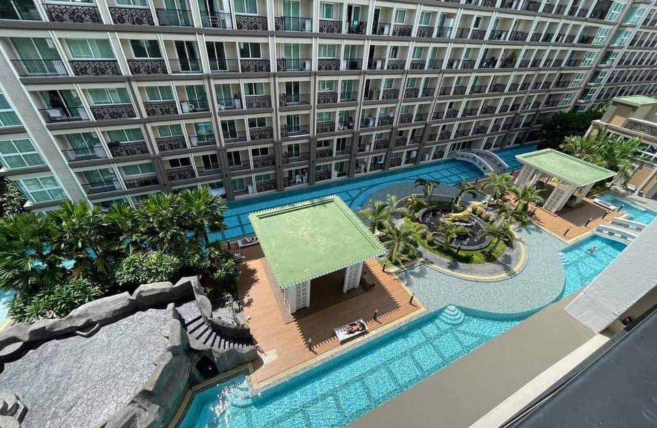 ปล่อยเช่ารายปี Dusit Grand Park2 Jomtien ดุสิต แกรนด์ ปาร์ค2 จอมเทียน 1 ห้องนอน ชั้น 6 วิวสระ