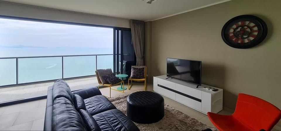 ปล่อยเช่ารายปี The Zire วงศ์อมาตย์ 2 ห้องนอน ชั้น 28 วิวทะเล