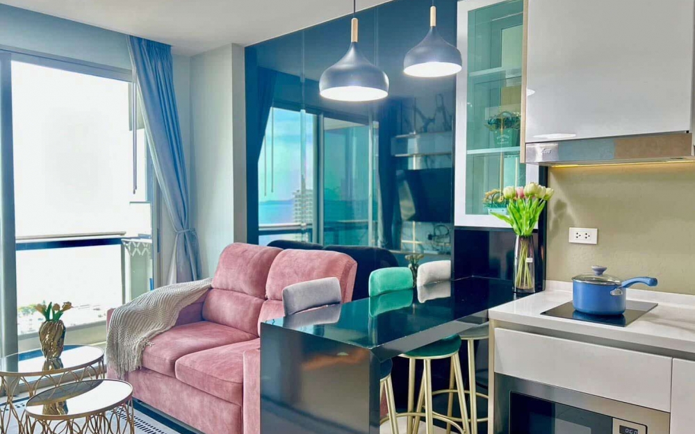 ปล่อยเช่า The Riviera Jomtien 1 ห้องนอน ชั้น 32 วิวทะเล