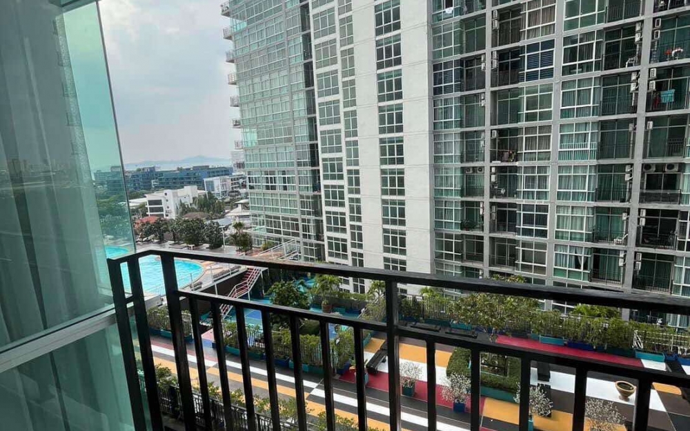 ปล่อยเช่ารายปี The Grand Jomtien เดอะแกรนด์ จอมเทียน 1 ห้องนอน ชั้น 8 วิวทะเล