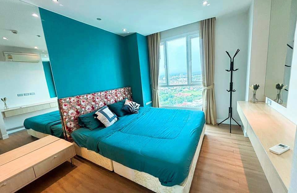 ปล่อยเช่า Grand Ciribbean Jomtien แกรนด์ คาริบเบียน จอมเทียน 1 ห้องนอน ชั้น 26 วิวสระ และวิวทะเล