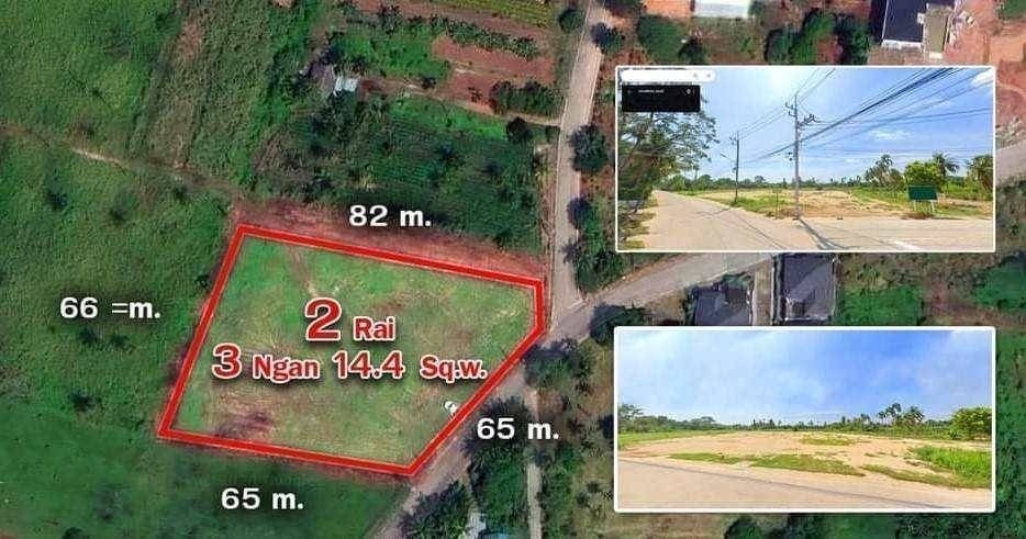 ขายที่ดินทำเลดี เหมาะทำพูลวิลล่า ซอย K9 พัทยา ห้วยใหญ่ 2 ไร่ 3 งาน 17 ตร.วา (3)