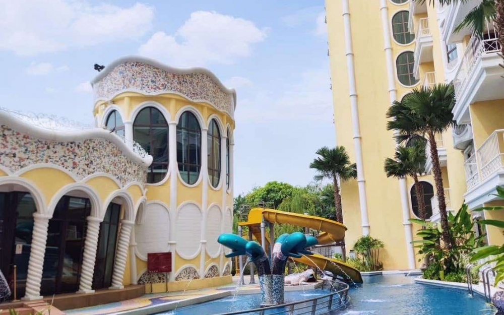 ปล่อยเช่า Espana เอสปาน่า จอมเทียน 1 ห้องนอน ชั้น 2 วิวสวน