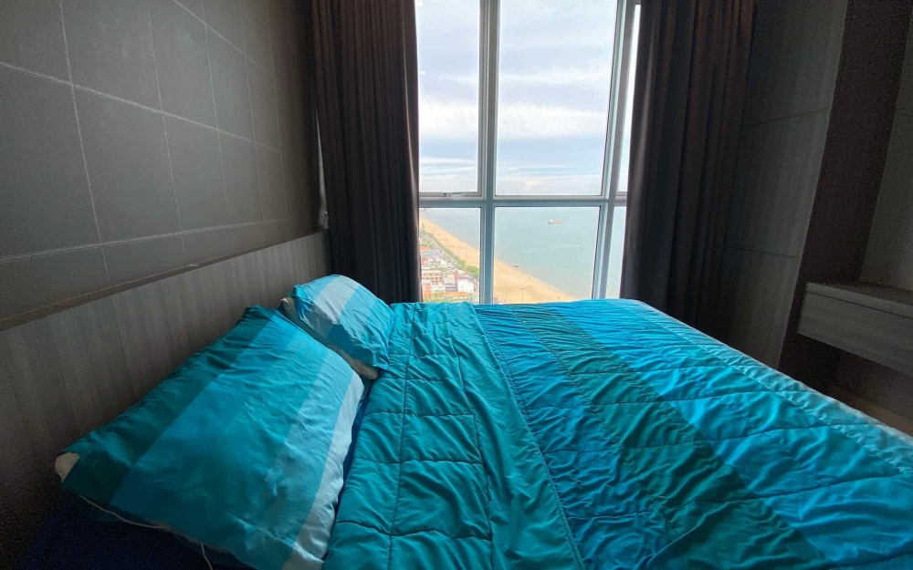 ปล่อยเช่ารายปี Cetus จอมเทียน 2 ห้องนอน ชั้น 25 วิวทะเล