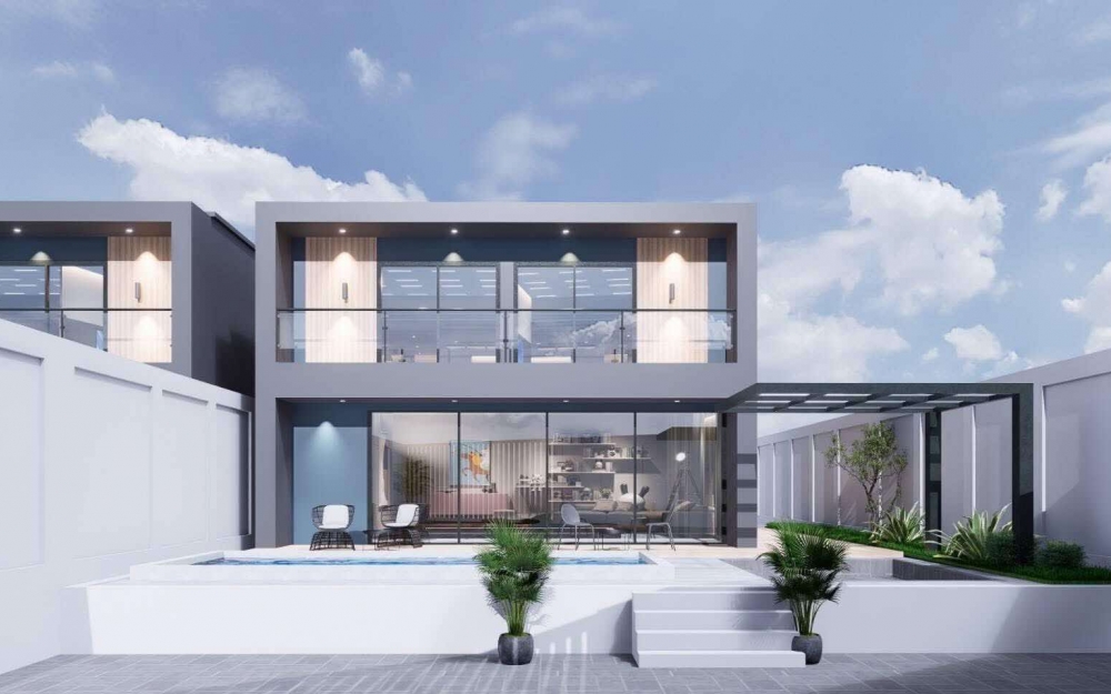 ขายบ้าน Pool Villa 2 ชั้น 4 ห้องนอน 5 ห้องน้ำ จอมเทียน (2)