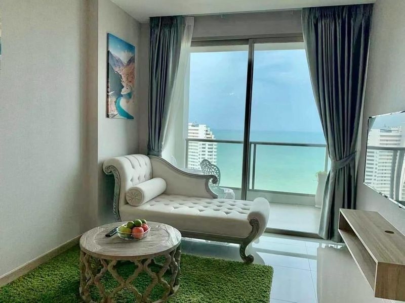 ให้เช่า Riviera Jomtien ริเวียร่า จอมเทียน 1 ห้องนอน วิวทะเล (1)