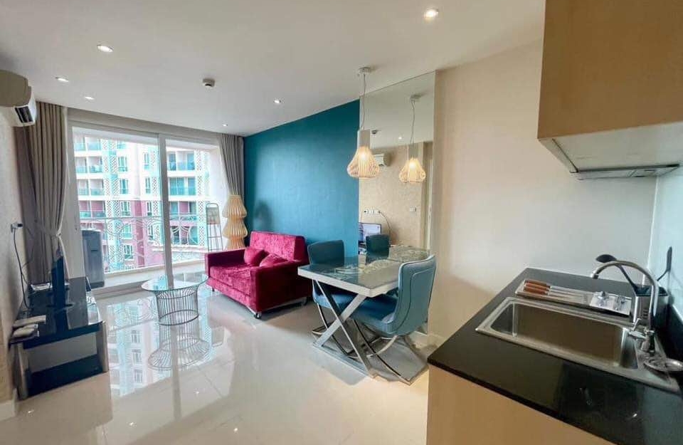 ปล่อยเช่า Grand Caribbean Jomtien แกรนด์ คาริบเบียน จอมเทียน 1 ห้องนอน ชั้น 7 วิวสระ