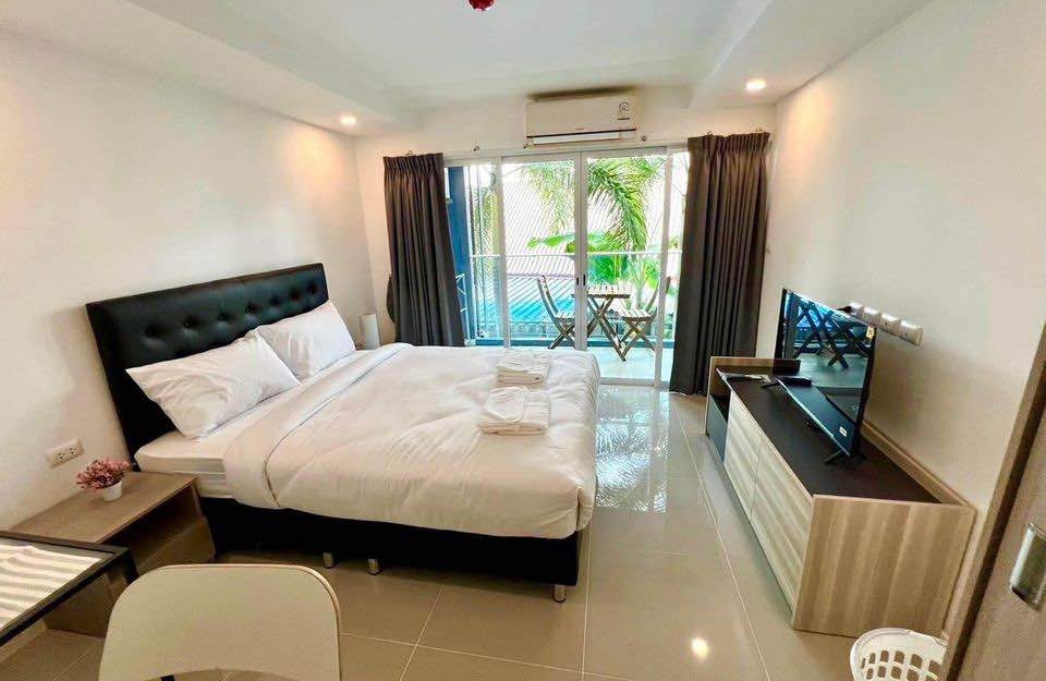 ปล่อยเช่า Sea Saran Condo Bangsaray ซี สราน บางเสร่ Studio ชั้น 2 วิวสวน