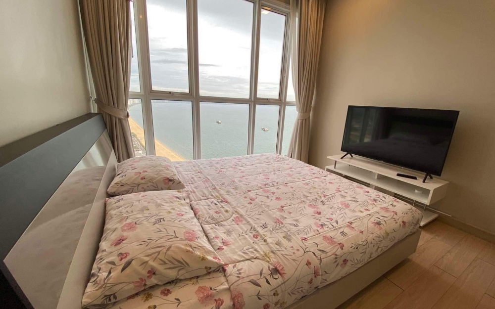 ปล่อยเช่ารายปี Cetus จอมเทียน 2 ห้องนอน ชั้น 40+ วิวทะเล