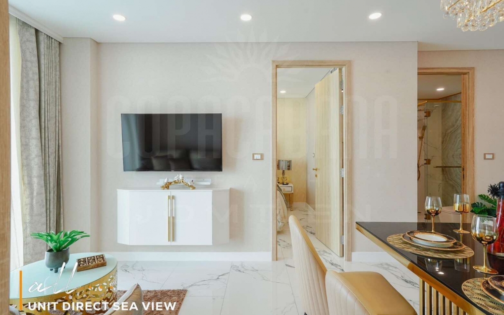 ให้เช่าคอนโด Copacabana จอมเทียน 2 ห้องนอน วิวทะเล