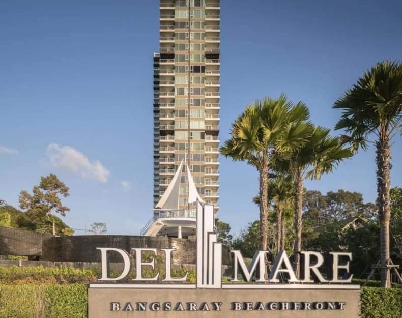 ให้เช่า Del Mare Bangsaray เดลมาเล่ย์ บางเสร่ 2 ห้องนอน 2 ห้องน้ำ วิวทะเล