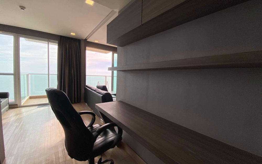 ปล่อยเช่ารายปี Cetus จอมเทียน 2 ห้องนอน ชั้น 25 วิวทะเล